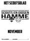 Het scoutsblad november