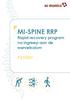 MI-SPINE RRP. Rapid recovery program na ingreep aan de wervelkolom PATIËNT