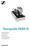 Tourguide 2020-D. Bedienungsanleitung Instruction manual Notice d emploi Istruzioni per l uso Instrucciones de manejo Gebruiksaanwijzing