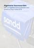 Algemene Voorwaarden. voor uw dagelijkse post & pakketten door Sandd via Shops United 2018