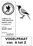 VOGELPRAAT van A tot Z