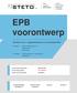 EPB voorontwerp. Bouwen van 11 appartementen en 3 winkelpanden. Kolmont Woonprojecten nv Havermarkt Hasselt