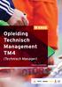 Opleiding Technisch Management TM4