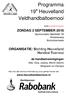 Programma 19 e Heuvelland Veldhandbaltoernooi