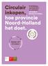 hoe provincie Noord-Holland het doet.
