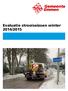 Evaluatie strooiseizoen winter 2014/2015