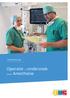 Patiëntenboekje. Operatie of onderzoek. onder Anesthesie