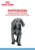 PUPPYVOEDING VOOR GROTE HONDEN TOT 15 MAANDEN MET EEN VOLWASSEN GEWICHT VAN 26 T/M 44KG