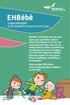 EHBébé. Ongevallengids voor kinderen tussen 0 en 3 jaar