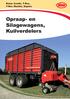 Rotex Combi, T-Rex, T-Rex Shuttle, Duplex. Opraap- en Silagewagens, Kuilverdelers