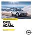 CONSUMENTENPRIJSLIJST OPEL ADAM.