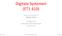 Digitale Systemen (ET1 410)