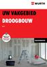 UW VAKGEBIED DROOGBOUW