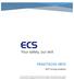 PRAKTISCHE INFO. ECS Training Academy