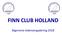 FINN CLUB HOLLAND. Algemene ledenvergadering 2018