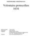 Volontaire protocollen 1634