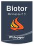 Biotor. Biomassa 2.0. Whitepaper Februari 2018 versie
