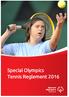 Special Olympics Tennis Reglement versie SOI Juni
