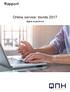 Rapport. Online service: trends digital experience