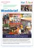 Weekbrief. Nummer 6, 2 oktober Leesplezier: De Opening van De Kinderboekenweek