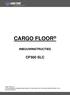 CARGO FLOOR INBOUWINSTRUCTIES CF500 SLC