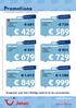 Promotions Deze kortingen zijn geldig voor nieuwe boekingen van 11/04/2014 tot en met 17/04/2014