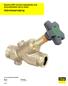 Easytop-KRV-schuine klepafsluiter (vrijstroomafsluiter) Gebruiksaanwijzing. voor de drinkwaterinstallatie van 04/2017.