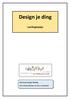Design je ding. Leerlingboekje. Drie lessen Design Thinking door: Renée Müskens en Hans van Bemmel