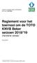 Reglement voor het toernooi om de TOTO KNVB Beker seizoen 2018/ 19 (herziene versie) 1