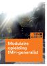 Modulaire opleiding IMH-generalist