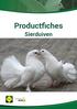 Productfiches. Sierduiven SCIENCE ANIMA S