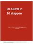 De GDPR in 10 stappen