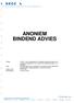 ANONIEM BINDEND ADVIES