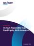 ACTIAM Responsible Index Fund Equity North America-A