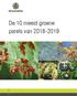 De 10 meest groene parels van