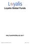 Loyalis Global Funds HALFJAARVERSLAG 2017