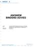 ANONIEM BINDEND ADVIES