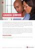 LEARNING SERVICES WIJ HELPEN U VERDER ONE-STOP SHOP FOR LEARNING & DEVELOPMENT