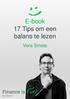 E-book 17 Tips om een. balans te lezen. Vera Smets