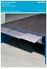Productdatablad Dock leveller ASSA ABLOY DL6030C. ASSA ABLOY Entrance Systems