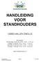 HANDLEIDING VOOR STANDHOUDERS