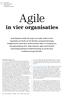 Agile. in vier organisaties