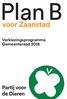 voor Zaanstad Verkiezingsprogramma Gemeenteraad 2018