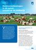 Vraag naar en aanbod van zuivelproducten. Marktontwikkelingen in de zuivel: invloed op de melkprijs. Factsheet