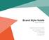 Brand Style Guide Usage Guidelines
