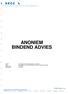 ANONIEM BINDEND ADVIES