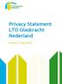 Privacy Statement LTO Glaskracht Nederland