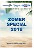 ZOMER SPECIAL 2018 Periode: 11 juni t/m 31 juli 2018