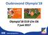 Ouderavond Olympia 18. Olympia 18 O19 t/m O6 7 juni 2017