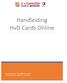 Handleiding HvD Cards Online